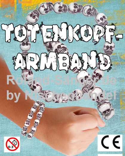 100 Totenkopf Armbänder