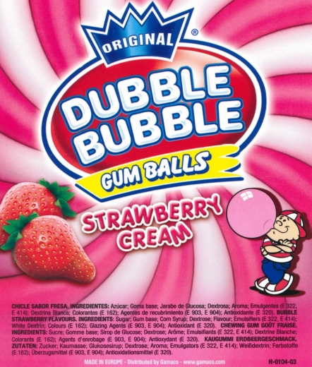 2 Kg Dubble Bubble Strawberry Cream