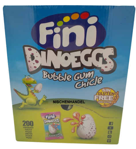 100 Fini Dinoeggs Bubble Gum