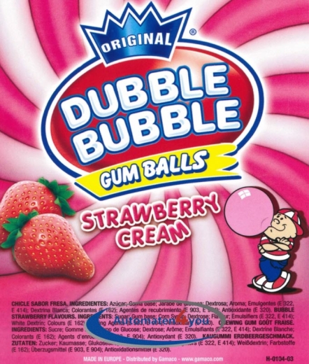 6 kg Dubble Bubble Strawberry Cream